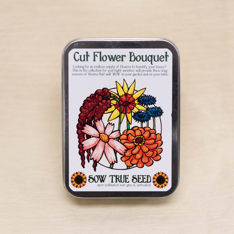 Cut Flower Bouquet Garden Collection Gift Tin