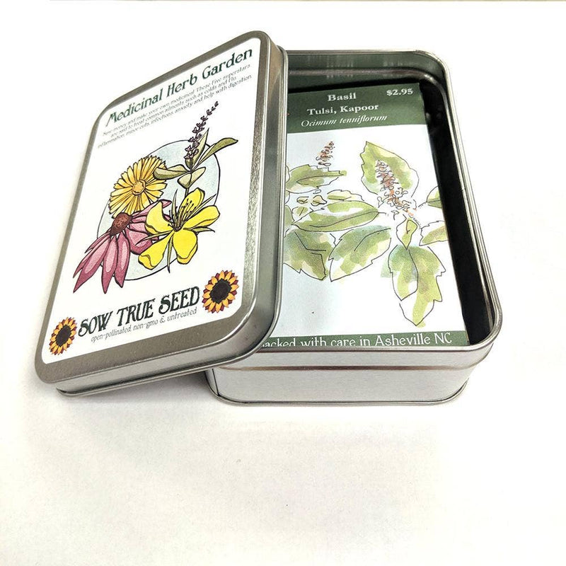 Medicinal Herb Garden Collection Gift Tin