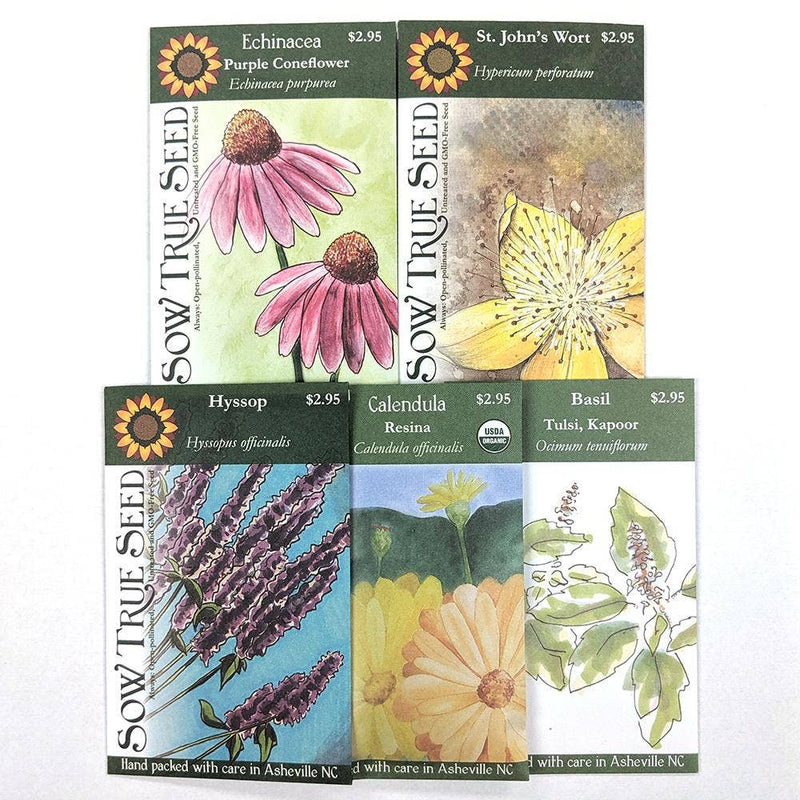 Medicinal Herb Garden Collection Gift Tin