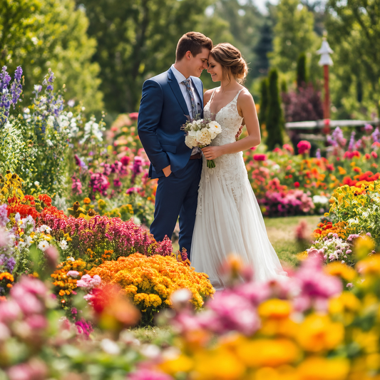 Let Love Grow Wedding Seed Favors for Guests | Pollinator Wildflower Seed Starter Kits | Garden Wedding Favors