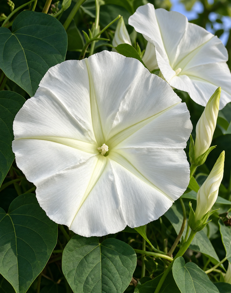 Moonflower in bloom