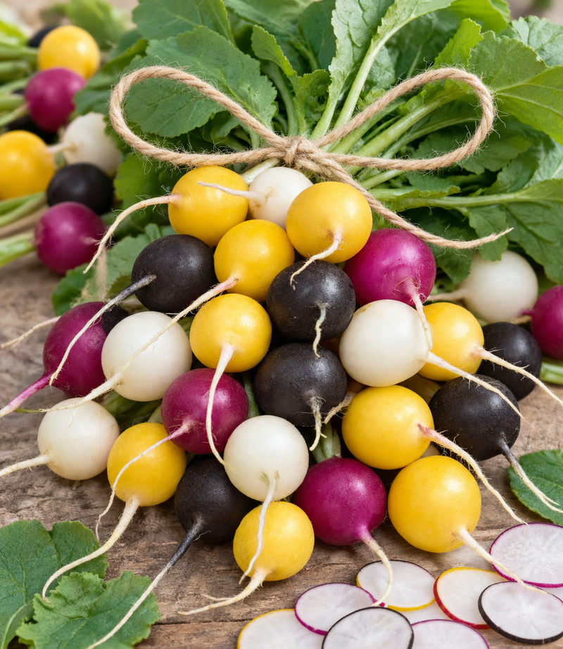 Halloween mix radishes