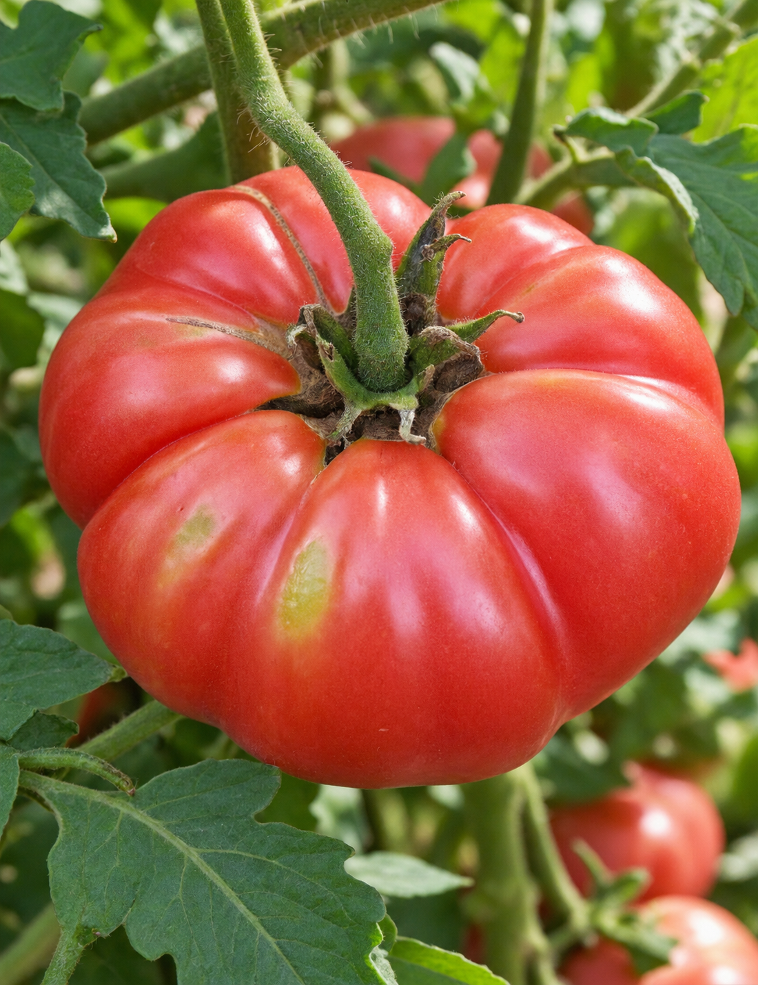 Pink Brandywine slicing tomatoes