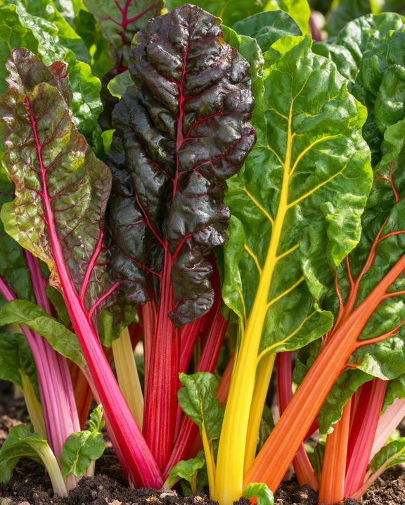 Rainbow blend Swiss chard